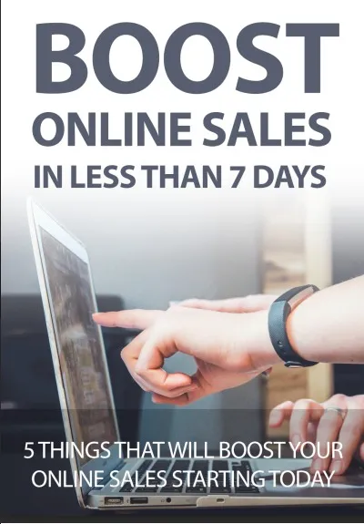 Boost Online Sales in 7 Days (eBook / Guide)